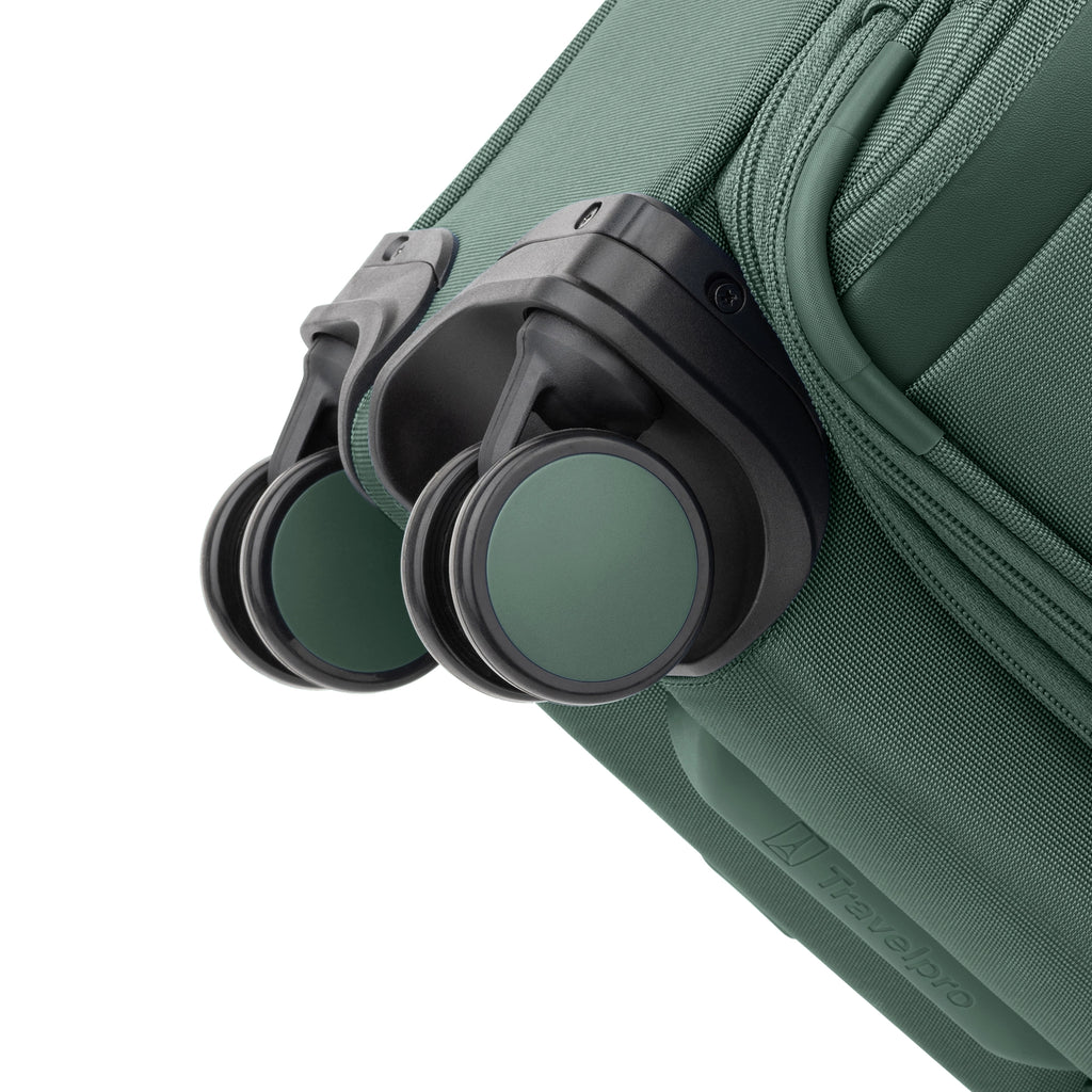 360° MagnaTrac® self-aligning spinner wheels in Desert sage green