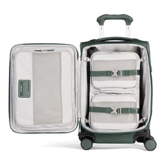 VersaPack®+ 56cm Compact Expandable Spinner - Desert Sage Green interior with packing cubes