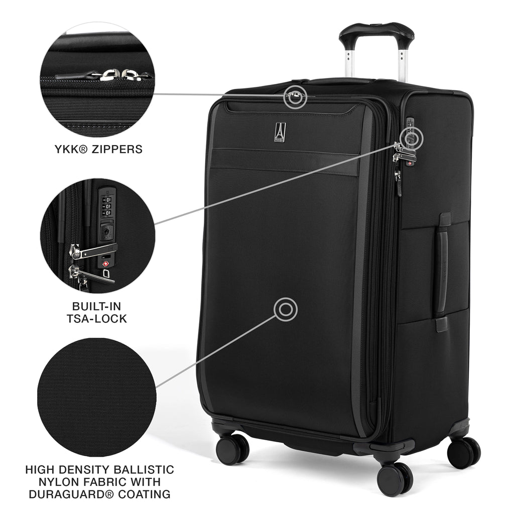 VersaPack®+ 78cm Large Expandable Spinner - Black Features 1