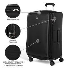 VersaPack®+ 78cm Large Expandable Spinner - Black Features 1