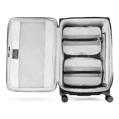 VersaPack®+ 78cm Large Expandable Spinner - Black interior with packing cubes