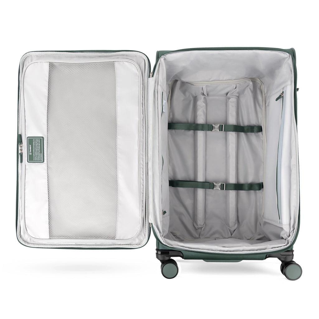 VersaPack®+ 78cm Large Expandable Spinner - Desert Sage Green empty interior