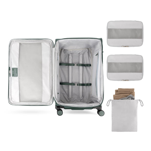 VersaPack®+ 78cm Large Expandable Spinner - Desert Sage Green interior