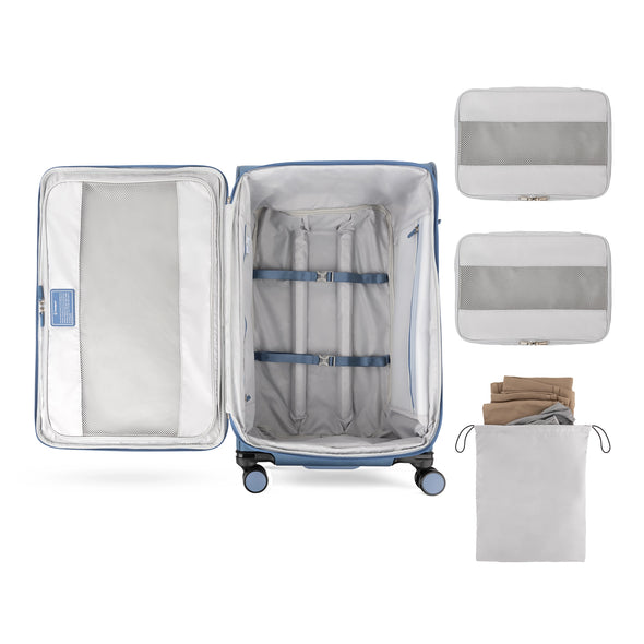 VersaPack®+ 78cm Large Expandable Spinner - Elemental Blue interior