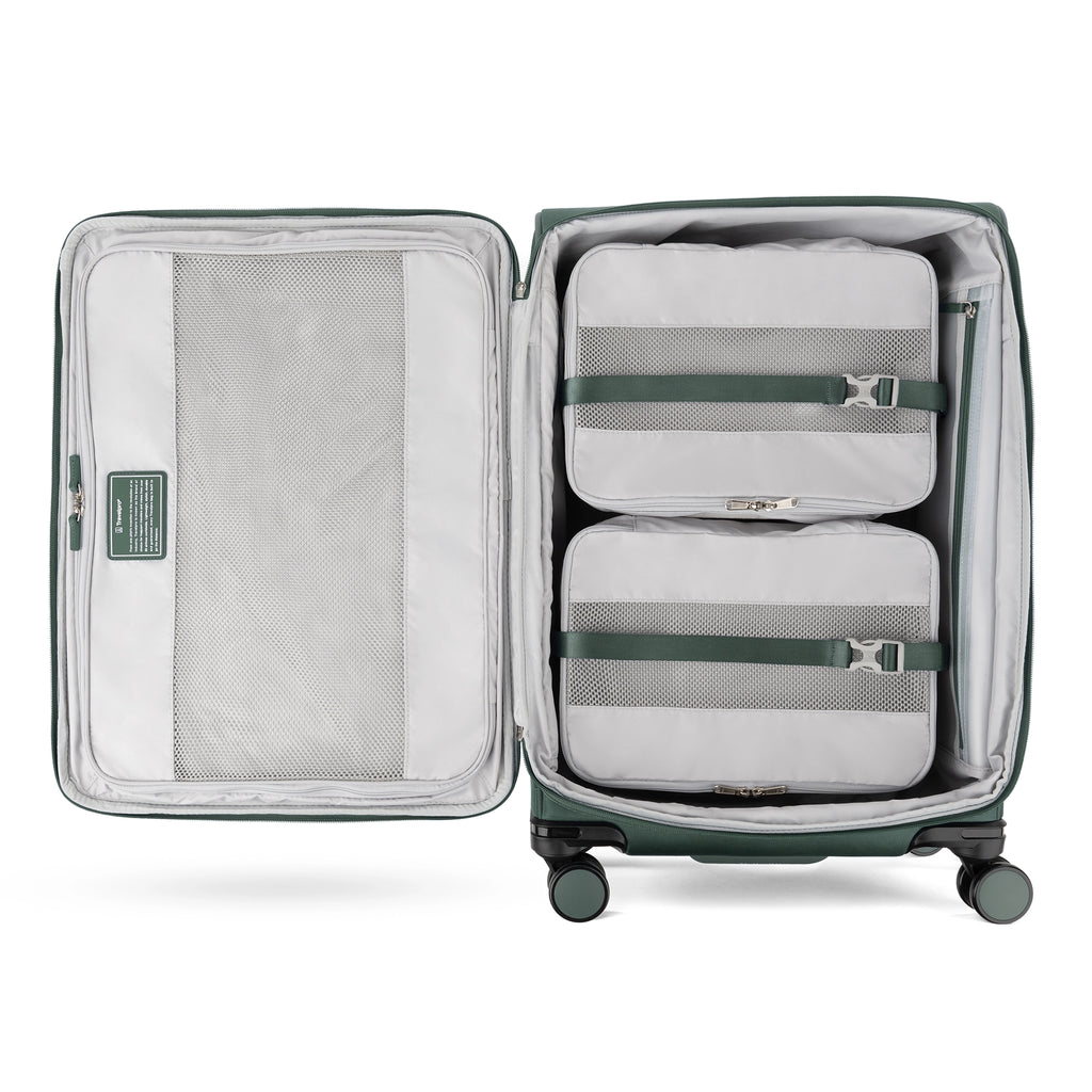 VersaPack®+ Air 69cm Medium Expandable Spinner - Desert Sage Green Interior with packing cubes