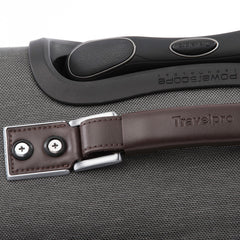 Premium leather top carry handle