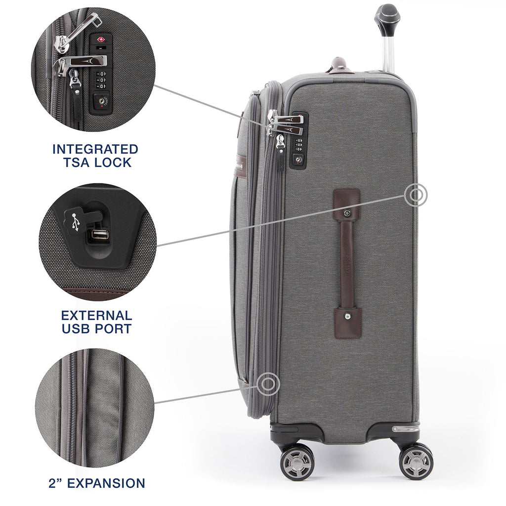 Platinum Elite - 82cm Expandable Spinner - Vintage Grey