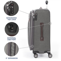 Platinum Elite - 82cm Expandable Spinner - Vintage Grey